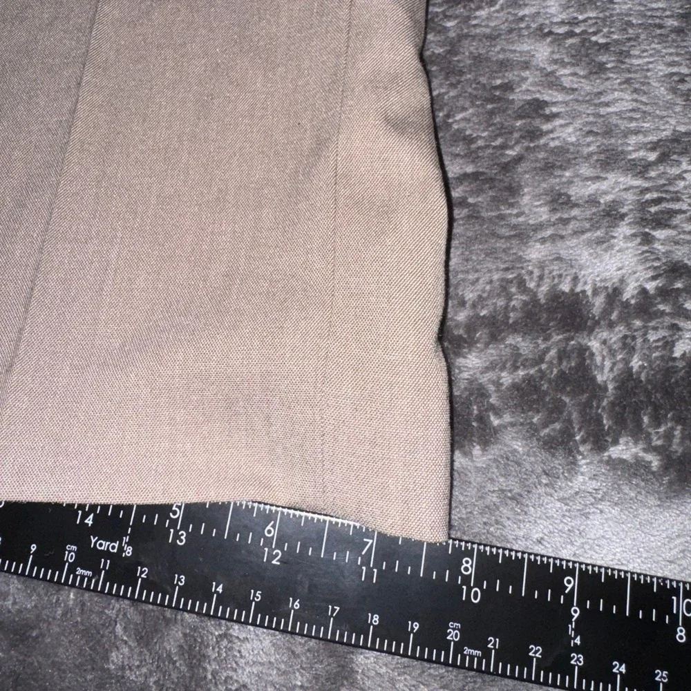 Lauren Ralph Lauren Mens Dress Pants Tan 33W 30L Stretch Straight Leg Trousers
